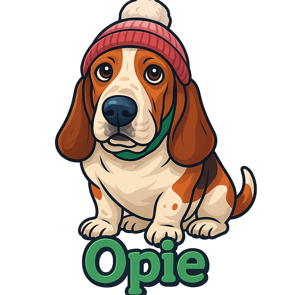 Opie - Basset Hound design