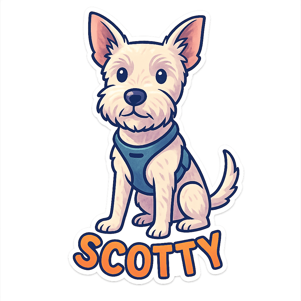 Scotty - West Highland White Terrier design